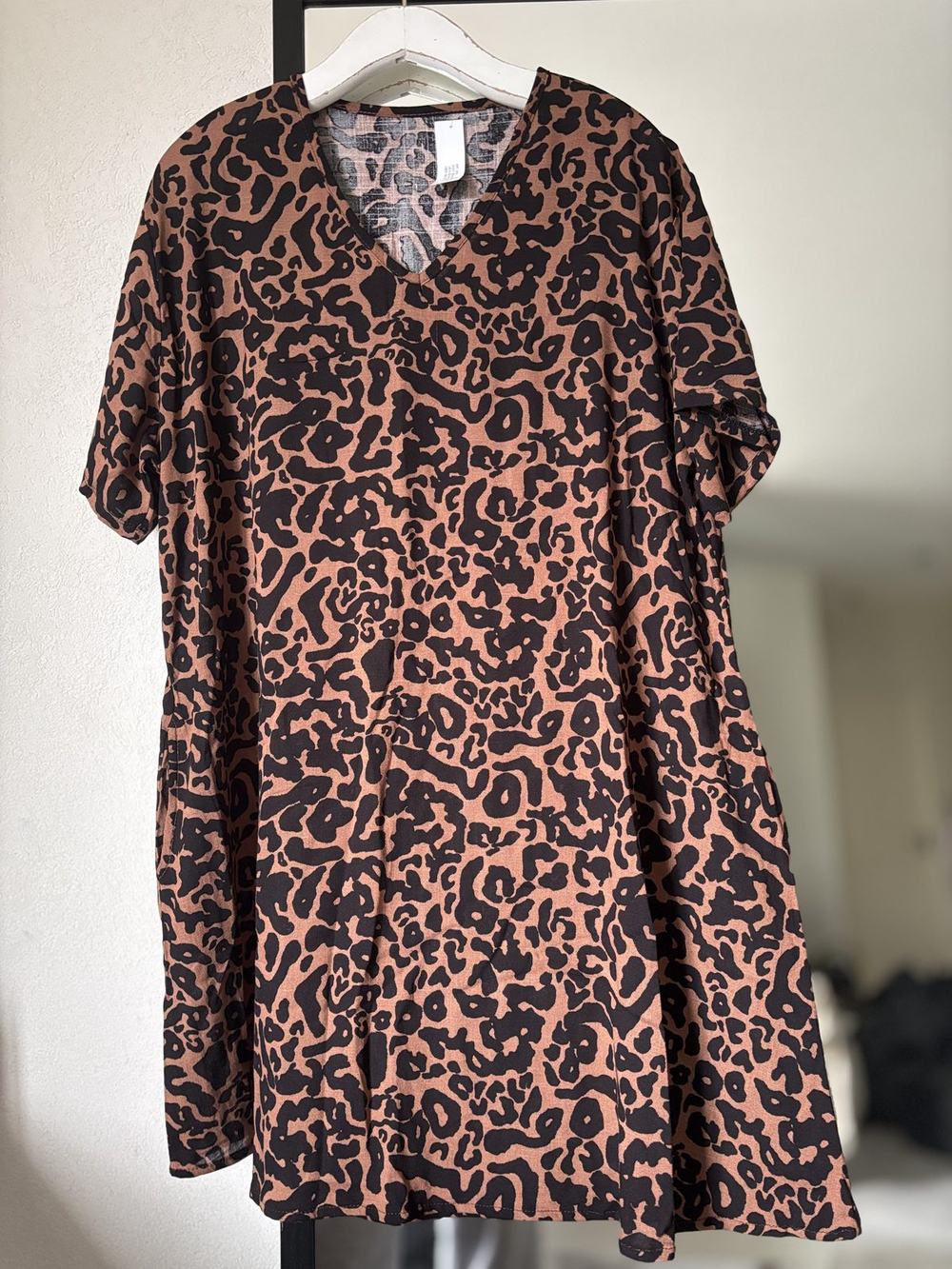 Vestido de lino Print