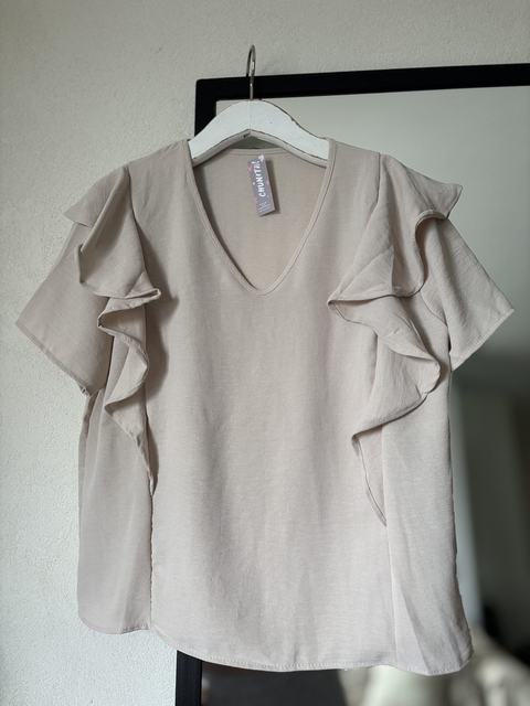 Blusa Camelia (Cey con volado)