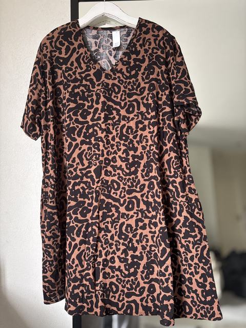 Vestido de lino Print